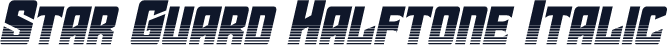 Star Guard Halftone Italic