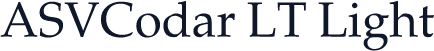 ASVCodar LT Light