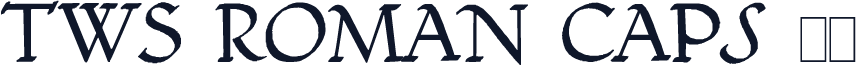 TWS Roman Caps 13