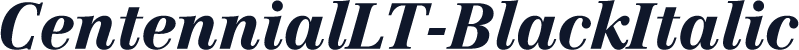 CentennialLT-BlackItalic