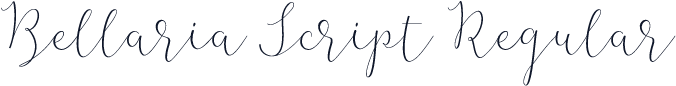 Bellaria Script Regular