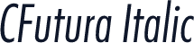 CFutura Italic
