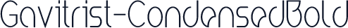 Gavitrist-CondensedBold