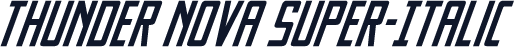 Thunder Nova Super-Italic