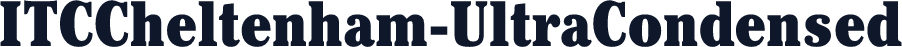 ITCCheltenham-UltraCondensed