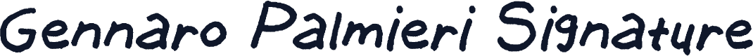 Gennaro Palmieri Signature