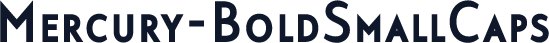 Mercury-BoldSmallCaps