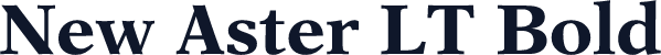 New Aster LT Bold