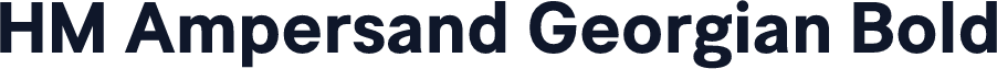 HM Ampersand Georgian Bold