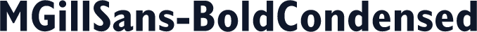MGillSans-BoldCondensed