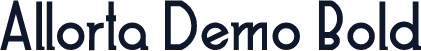 Allorta Demo Bold