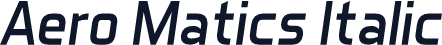 Aero Matics Italic