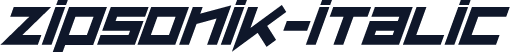 ZipSonik-Italic