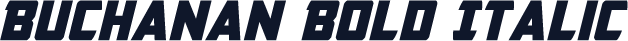Buchanan Bold Italic