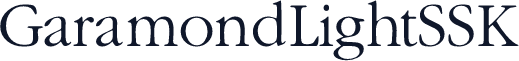 GaramondLightSSK