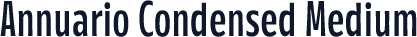 Annuario Condensed Medium