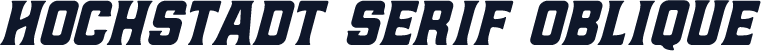 Hochstadt Serif Oblique