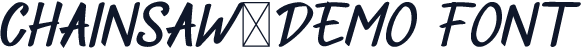 Chainsaw-DEMO FONT