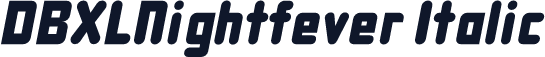 DBXLNightfever Italic