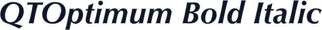 QTOptimum Bold Italic