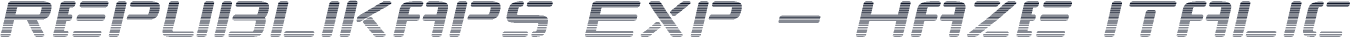 Republikaps Exp - Haze Italic