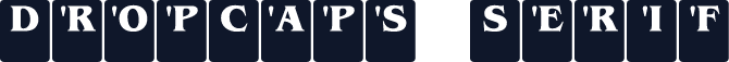 DropCaps Serif