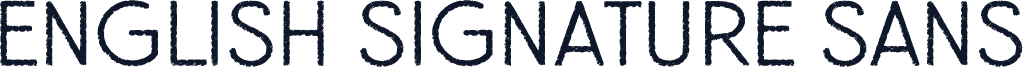 English Signature Sans