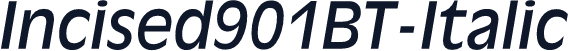 Incised901BT-Italic