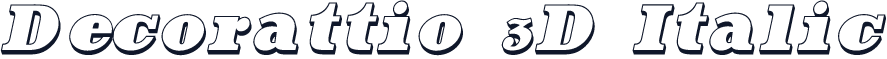 Decorattio 3D Italic