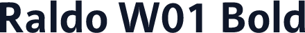 Raldo W01 Bold