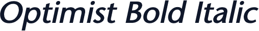Optimist Bold Italic