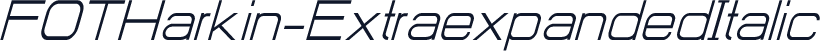 FOTHarkin-ExtraexpandedItalic