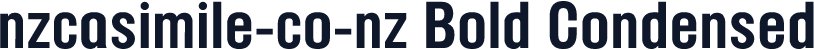 nzcasimile-co-nz Bold Condensed