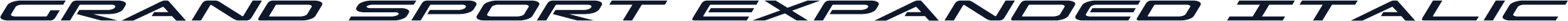 Grand Sport Expanded Italic