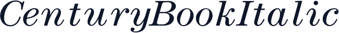 CenturyBookItalic