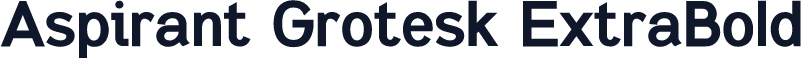 Aspirant Grotesk ExtraBold