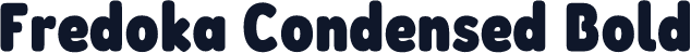 Fredoka Condensed Bold