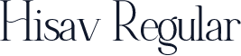 Hisav Regular