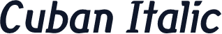 Cuban Italic
