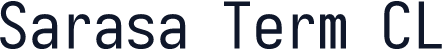 Sarasa Term CL