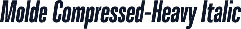 Molde Compressed-Heavy Italic