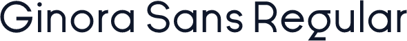 Ginora Sans Regular
