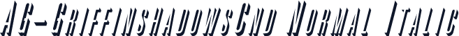 AG-GriffinshadowsCnd Normal Italic