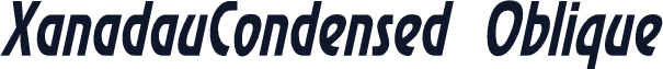 XanadauCondensed Oblique