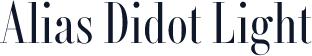 Alias Didot Light