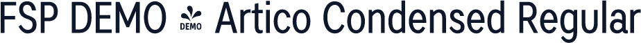 FSP DEMO - Artico Condensed Regular