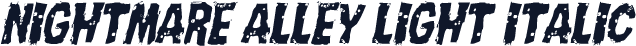 Nightmare Alley Light Italic