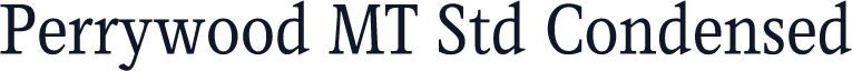 Perrywood MT Std Condensed