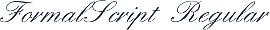 FormalScript Regular