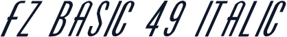 FZ BASIC 49 ITALIC